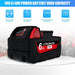 2x Compatible 18V 6.0Ah Lithium XC Battery For Milwaukee M18 48-11-1840 48-11-1860 Extended - Battery Mate