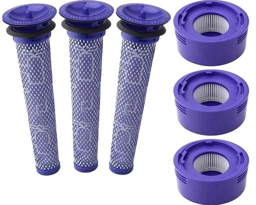 3 X Filter Kits Sets for DYSON V7 (SV11, SV37) & V8 (SV10, SV25) Vacuum Cleaners - Battery Mate
