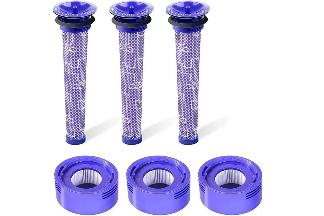 3 X Filter Kits Sets for DYSON V7 (SV11, SV37) & V8 (SV10, SV25) Vacuum Cleaners - Battery Mate