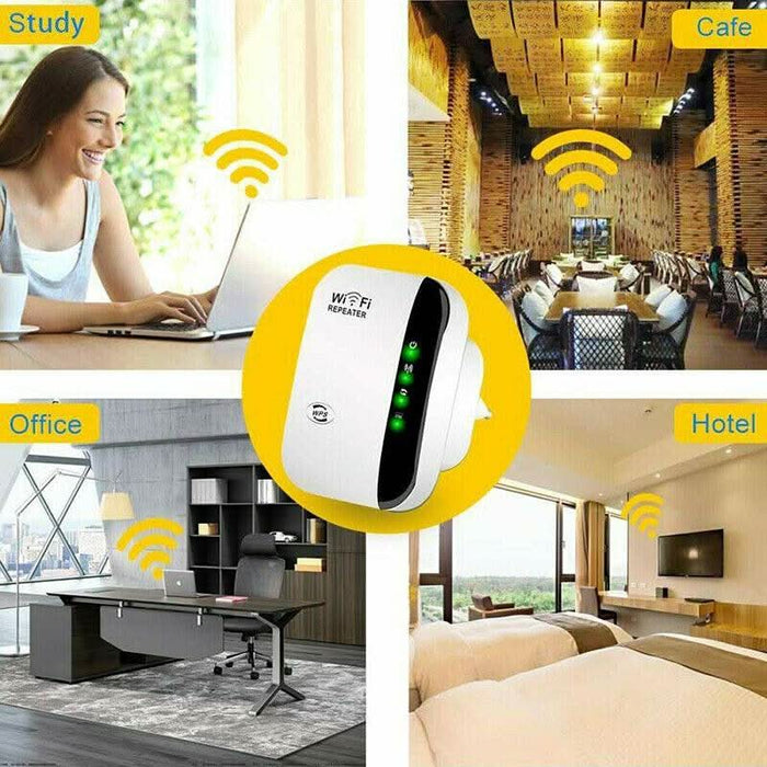 300Mbps Wifi Extender Repeater Range Booster AP Router AU Wireless-N 802.11 - Battery Mate