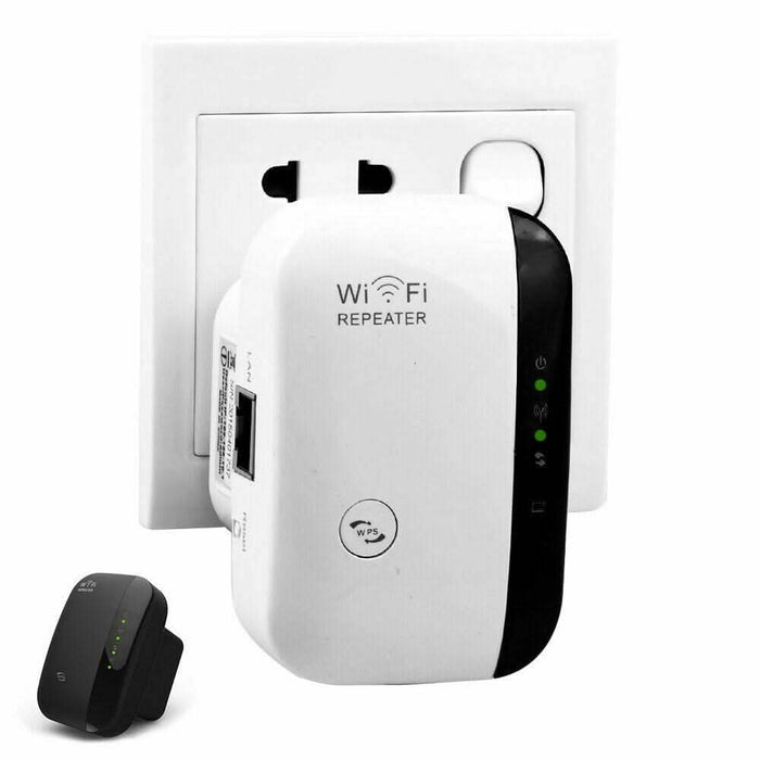 300Mbps Wifi Extender Repeater Range Booster AP Router AU Wireless-N 802.11 - Battery Mate