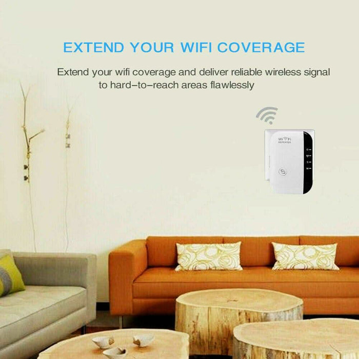 300Mbps Wifi Extender Repeater Range Booster AP Router AU Wireless-N 802.11 - Battery Mate