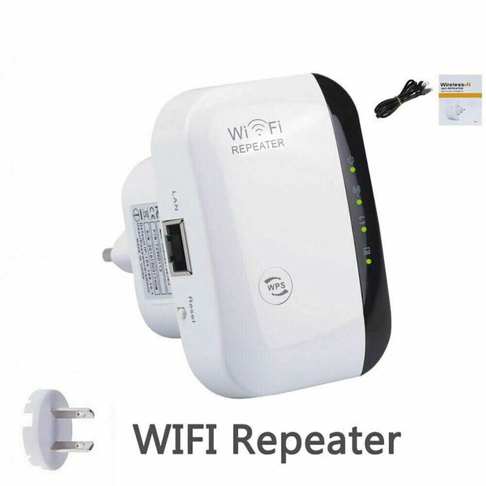 300Mbps Wifi Extender Repeater Range Booster AP Router AU Wireless-N 802.11 - Battery Mate