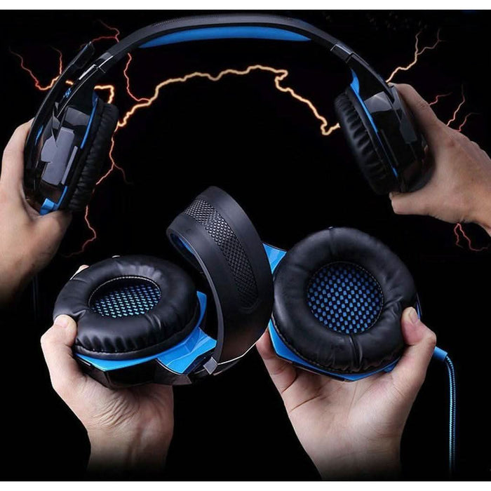 3.5mm Gaming Headset MIC NEW Headphones Surround for PC Mac Laptop PS4 Xbox One - Battery Mate