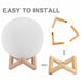 3D Magical Moon Lamp USB LED Night Light Moonlight Touch Sensor 16Colors - Battery Mate