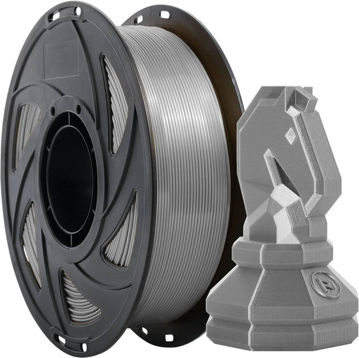 3D Printer Filament PLA 1KG - Silver - Battery Mate