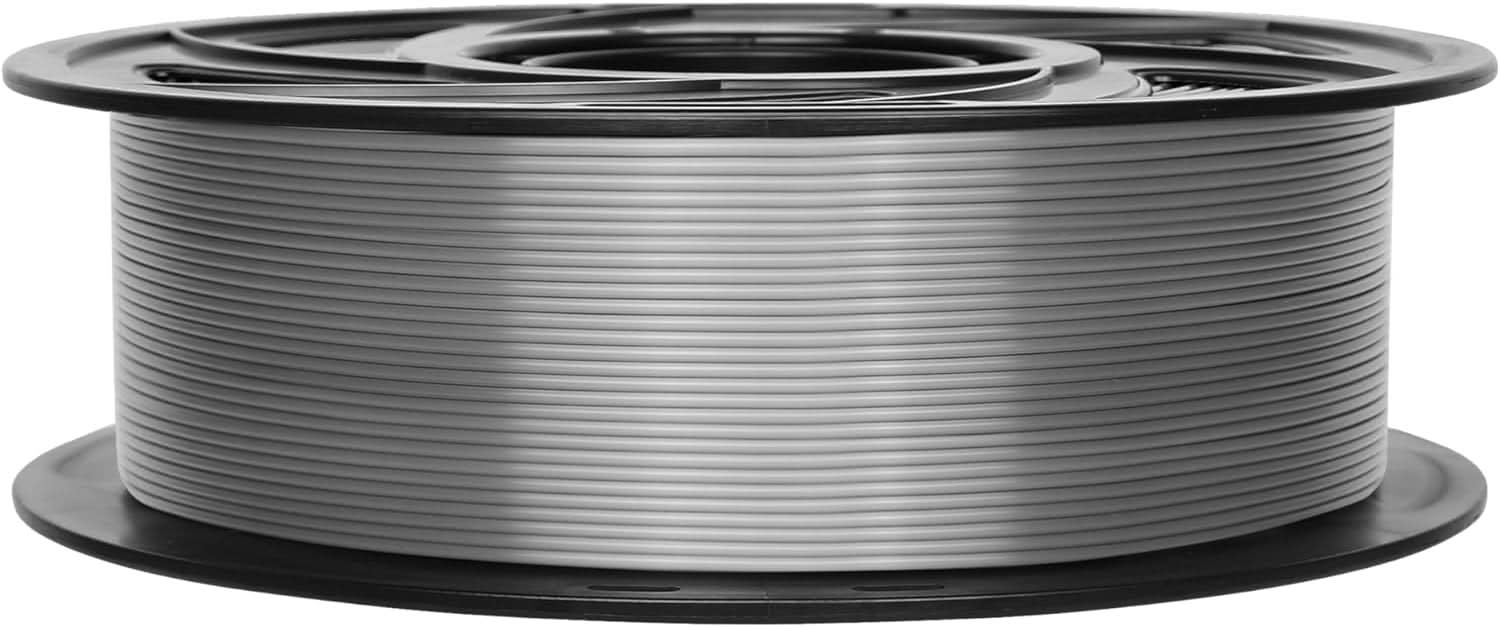 3D Printer Filament PLA 1KG - Silver - Battery Mate