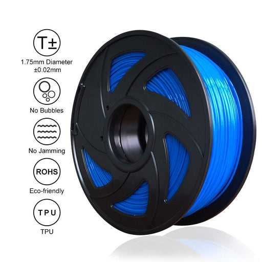 3D Printer Filament TPU 1KG - Blue - Battery Mate