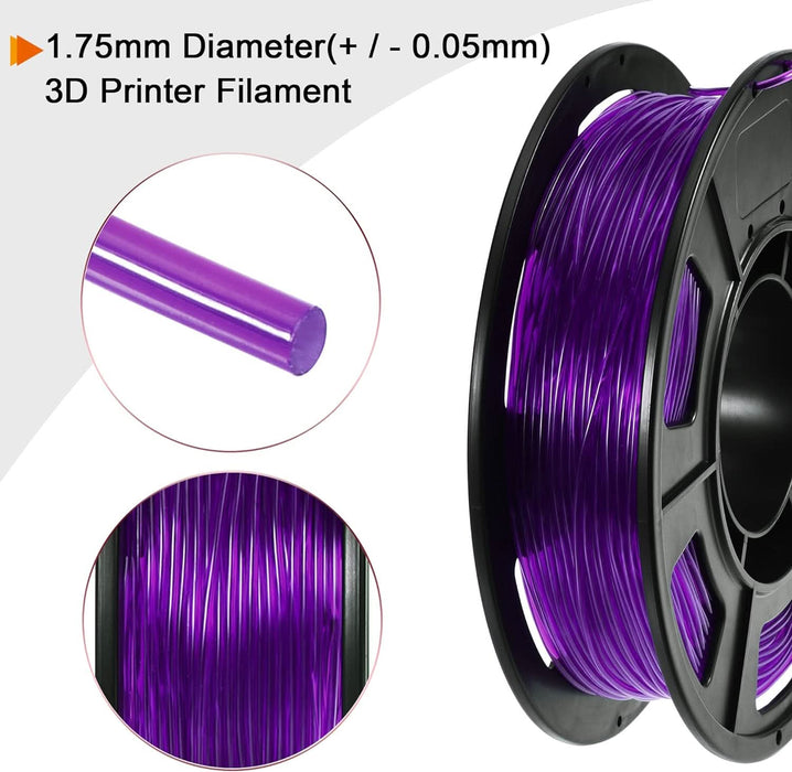 3D Printer Filament TPU 1KG - Purple - Battery Mate