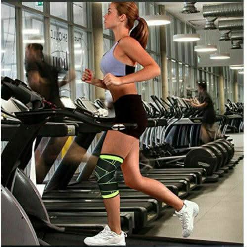 3D Weaving Knee Brace Breathable Sleeve Support Running Jogging Sports Leg - Battery Mate
