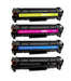 4 Pack Compatible HP CF500X CF501X CF503X CF502X Toner Cartridge - Battery Mate