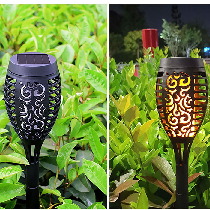 Flaming torch solar lights discount
