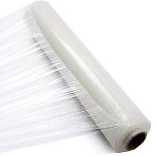 4 x Stretch Hand Pallet Wrap 500mm x 400M 25MIC Shrink Wrap - Clear - Battery Mate