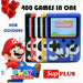 400 In 1 SUP Portable Video Game Handheld Retro Classic Gameboy Console + Remote - Battery Mate