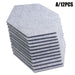 48PCS Hexagon Acoustic Foam Panels Sound Absorbing Wall Proof Noises Tiles I2M9 - Battery Mate