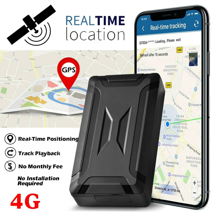 4G GPS Tracker Tracking Device Powerful Magnet Vehicle Car Real-time Location - Battery Mate