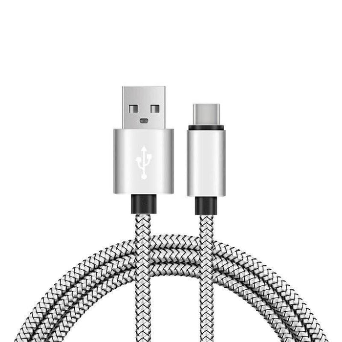 [5 Pack] USB-C Type C Braided Data Charger Cable for Samsung Google Huawei - Battery Mate