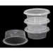 500ml | 50pcs Take away Containers Takeaway Food Plastic Lids Bulk - Battery Mate