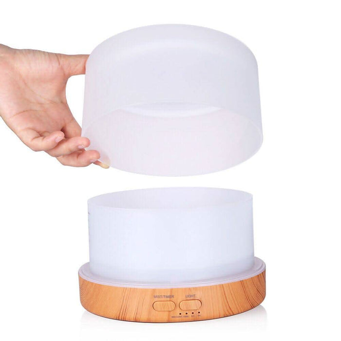 500ML Air Diffuser Aroma Oil Humidifier LED Night Light Up Home Relax Defuser - Battery Mate