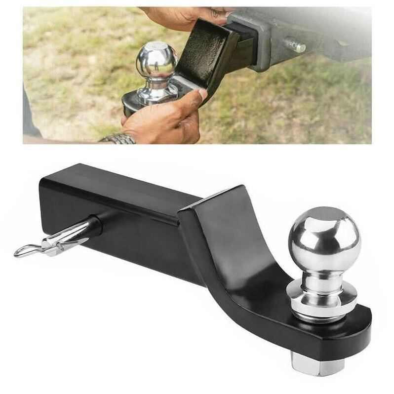 50MM Towbar Tongue Ball Mount Hitch Drop Tow Bar For 4WD Trailer Carav — Battery Mate