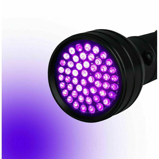 51 LED UV Flashlight Torch Light Lamp Ultraviolet Blacklight Aluminum 395 nM AUS - Battery Mate