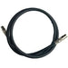 5M | TV Antenna Cable PAL Male to Male Aerial Flylead Coax RG6 Quad shield Black - Battery Mate