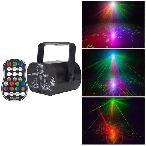 60 Patterns LED Stage Lighting RGB Laser Projector Disco Party Club DJ Lights AU - Battery Mate