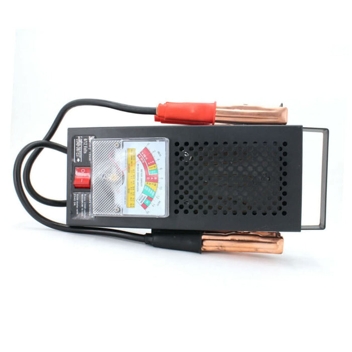 6V/12V 100AMP Car Battery Load Alternator Tester with Voltmeter and Alligator Clips for All Batteries Car, RVs, Motorcycles, ATV, Boats - Battery Mate