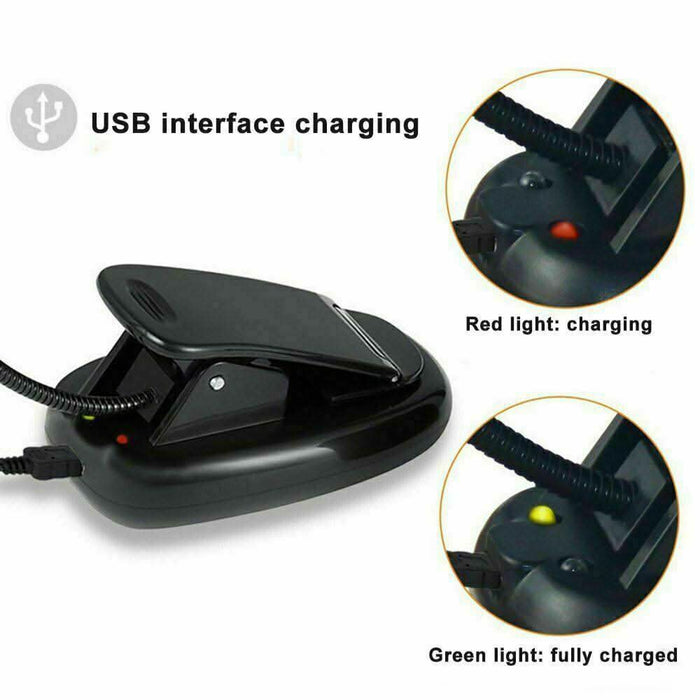 Rechargeable led shop book light