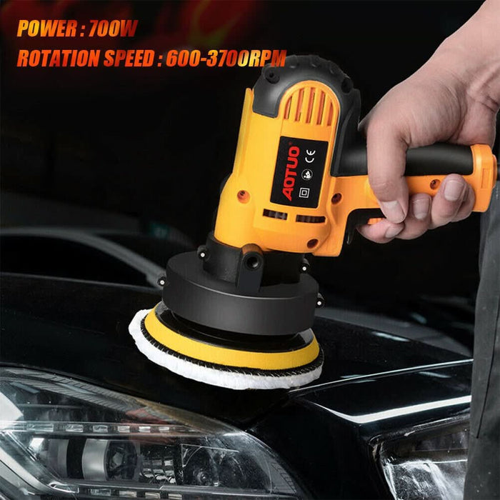 700W Electric Car Polisher 125mm Portable Polishing Machine Waxer Sander Buffer - Battery Mate