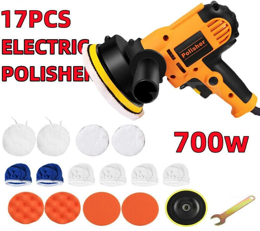 700W Electric Car Polisher 125mm Portable Polishing Machine Waxer Sander Buffer - Battery Mate