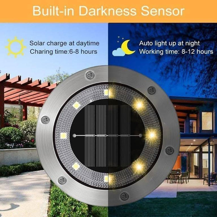 Ground solar on sale lights outdoor