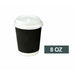 8oz (Small) 100pcs Disposable Coffee Cups Bulk Takeaway Paper Triple Wall Take Away - Battery Mate