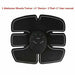 ABS Abdominal Muscle Trainer EMS Stimulator Toning Belt Smart Home Training Set - Battery Mate