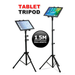 Adjustable Floor Bed Tripod Stand Carrying Music Bracket for iPad 7-12" Tablets - Battery Mate