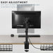 Adjustable Monitor Stand Single Arm Desk Mount Computer LCD TV Holder Display - Battery Mate