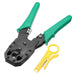 Analyzer Network Cable Tool Kit LAN Crimper Down Wire Stripper Cat5 6 RJ45 BAG - Battery Mate