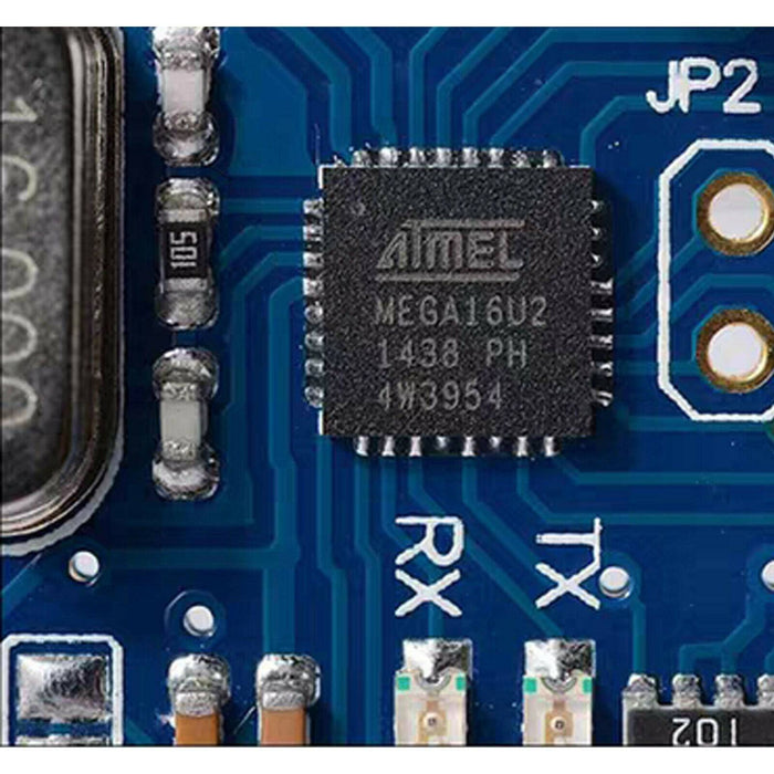 Arduino Compatible Generic Uno R3 Atmel ATmega328 Microcontroller Board With USB Cable - Battery Mate