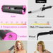 Auto Cordless Rotating Hair Curler Waver Curling Iron Wireless LCD Ceramic - Battery Mate