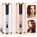 Auto Cordless Rotating Hair Curler Waver Curling Iron Wireless LCD Ceramic - Battery Mate