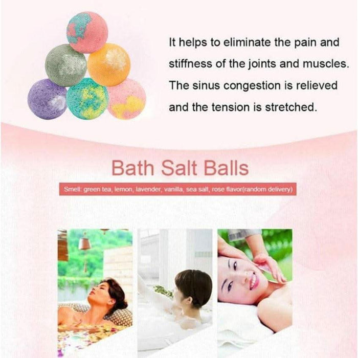 Bath Bombs Natural Mini Handmade Bathing Bomb Rich Essential - Battery Mate