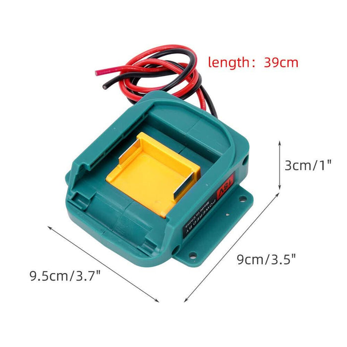 New DIY Battery Adapter Lithium Battery Conversion Adapters for  Makita/Bosch/Milwaukee/Dewalt/Black & Decker 18v 14.4V Battery Mount Dock  Power Connector Bracket Power Mount with 14Awg Wires Connectors Adapter  Tool Accessories 1/2/3/4 PCS