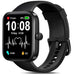 Black Smart Watch for Women Men Bluetooth Call Voice/Dial, 1.7'' DIY Full Touch Screen Fitness Tracker with Heart Rate Sleep Monitor Pedometer Message Reminder 5ATM Waterproof Smartwatch for Android iOS - Battery Mate