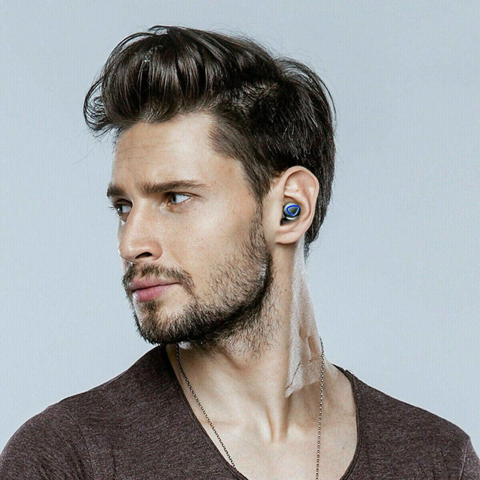 Bluetooth 5.0 Headset TWS Wireless Earphones FULL Earbuds Stereo Bass Headphones - Battery Mate