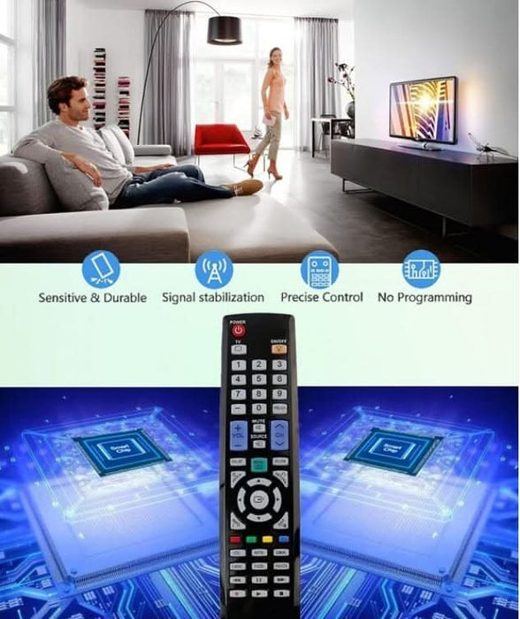 BN59-00863A BN5900863A For Samsung Smart LCD OLED TV Replacement Remote Control Controller ( No Setup Required) - Battery Mate