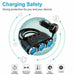 Cigarette Lighter Adapter 3x Multiple Ports + 2 USB Car Charger - Battery Mate