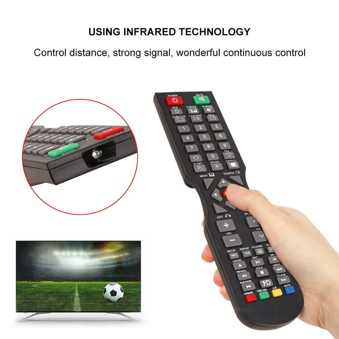 Compatible Remote For SONIQ QT1E QT155 QT166 QT138 Remote TV E55V13A E55V14B + HOME Button - Battery Mate