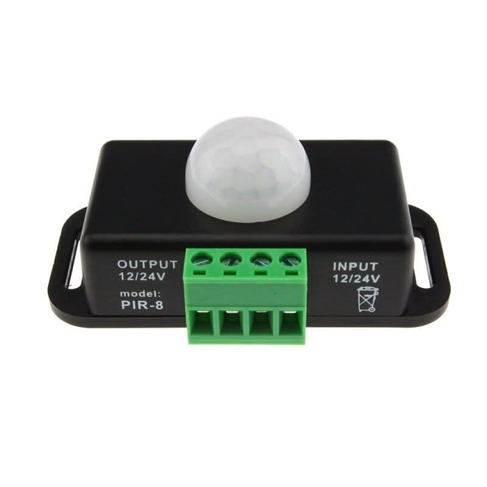 DC 12V-24V 8m Automatic Infrared PIR Motion Sensor Timer Switch For LED light - Battery Mate