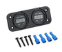 Digital LED Volt Meter Dual Battery Monitor Boat Voltage Marine Gauge DC 12V-24V - Battery Mate