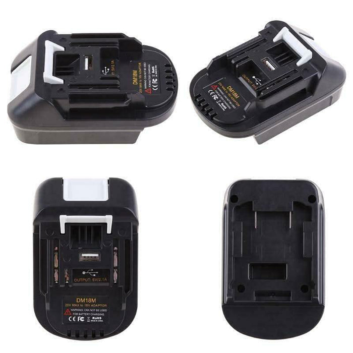 Dm18m battery best sale adapter